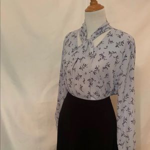 Ann Taylor Scarf Blouse